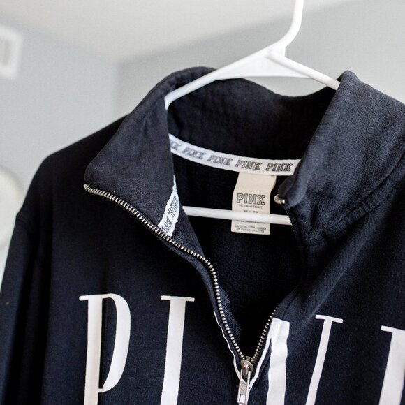 PINK Zipper Sweatshirt - Picture 2 of 4